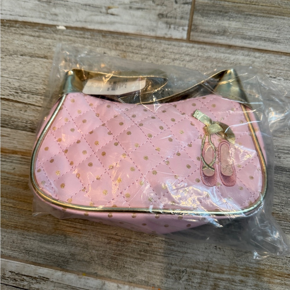 Claire's Club Glitter Ballet Quilted
Handbag
